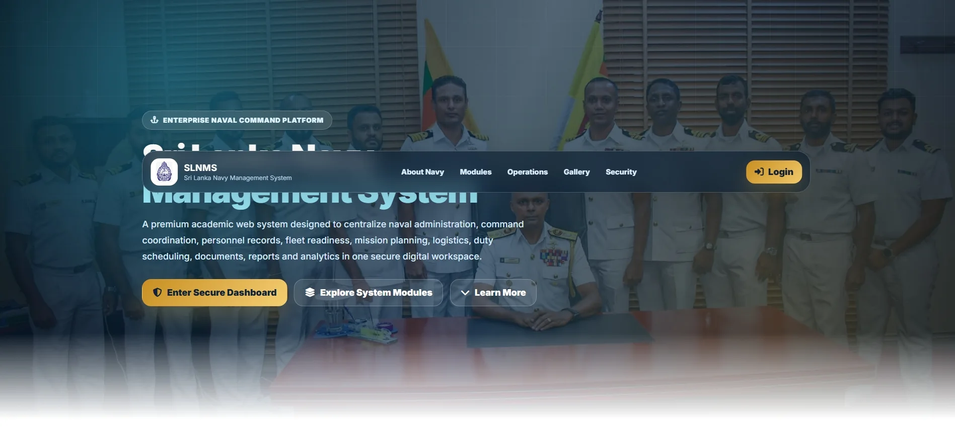 Sri Lanka Navy Management System (Final year project)